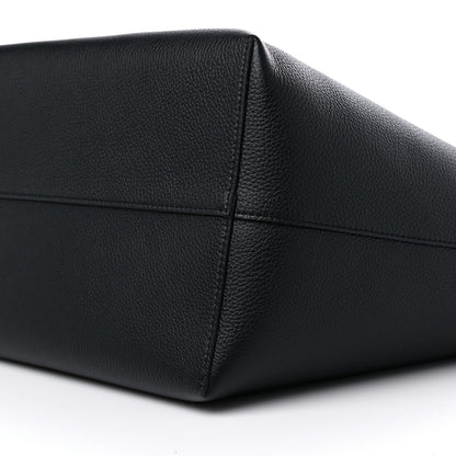 Alexander McQueen Grained Calfskin Skull Open Shopper Tote Black 9 of 9