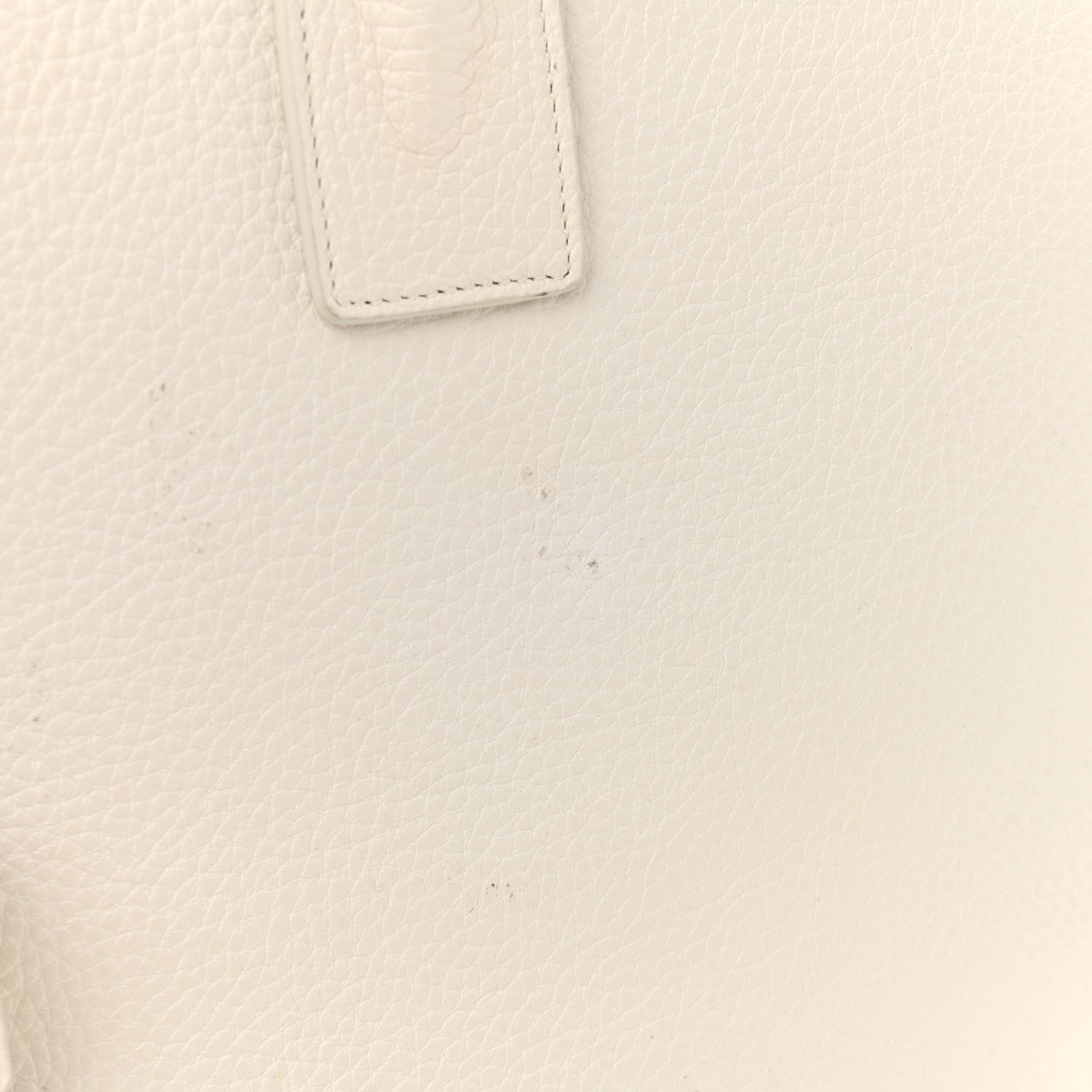 Saint Laurent Grained Calfskin Small Sac De Jour Dove White 12 of 17