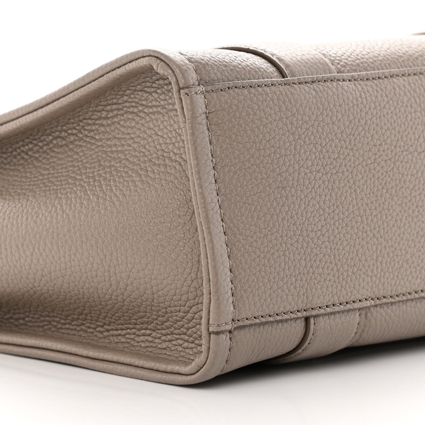 Grained Calfskin Mini The Tote Bag Cement
