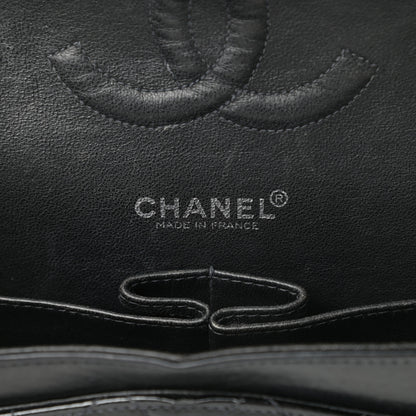 Chanel Patent Quilted Medium Double Flap Black 6 of 17