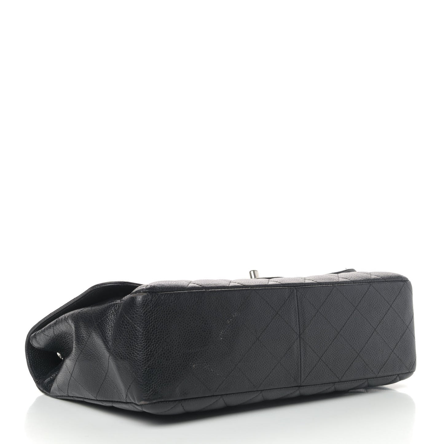 Caviar Quilted Jumbo Single Flap Black