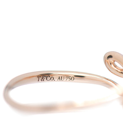 Tiffany 18K Rose Gold Paloma's Graffiti Love Ring 56 7.5 4 of 4