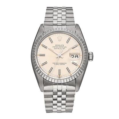 Rolex Stainless Steel 36mm Oyster Perpetual Datejust Watch Silver 16030 1 of 4