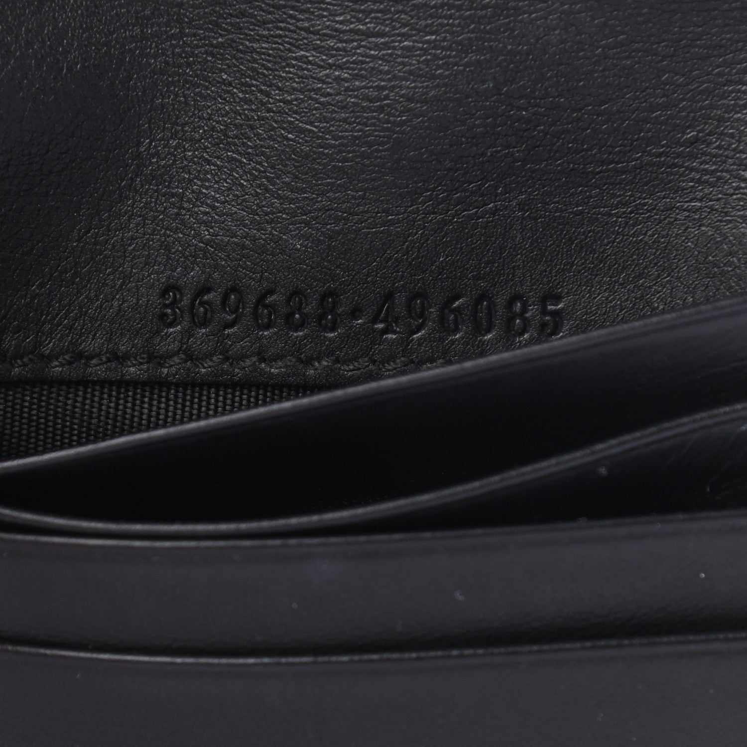 Gucci Calfskin Swarovski Crystal Mini GG Sparkling French Flap Wallet Black 7 of 7
