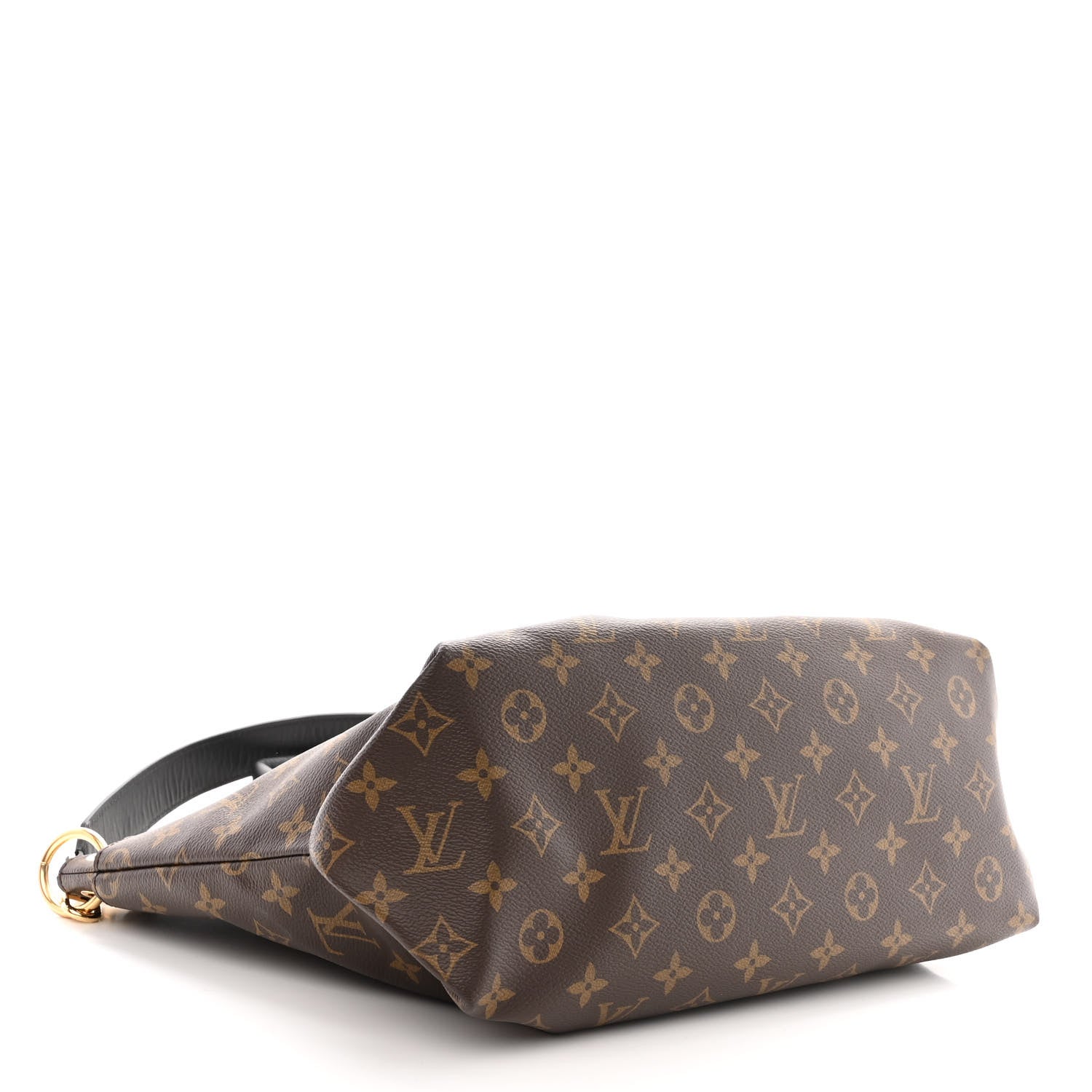 Louis Vuitton Monogram Flower Zipped Tote MM Black 4 of 12