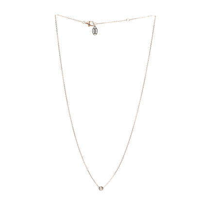 Cartier 18K Pink Gold Diamond XS D'Amour Pendant Necklace 3 of 7
