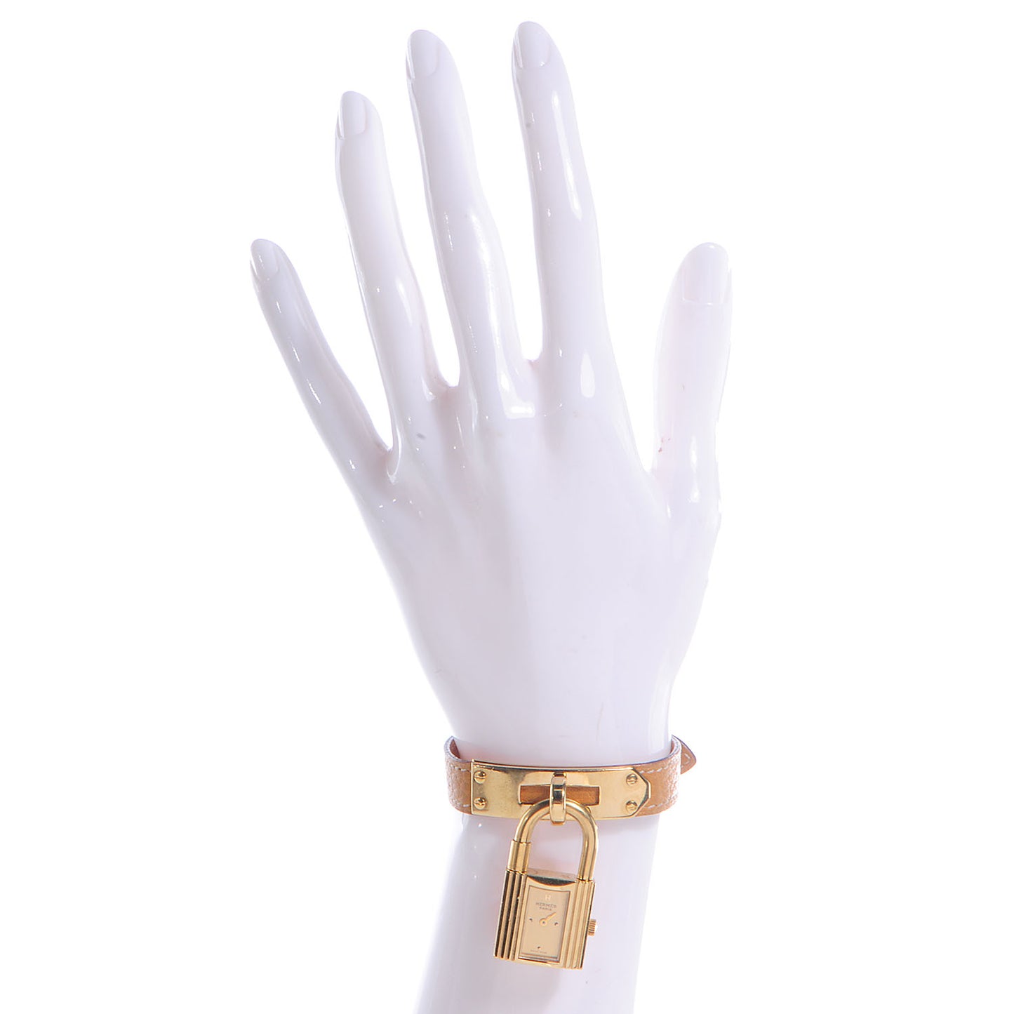 Stainless Steel Clemence 20mm Kelly Cadena Quartz Watch Gold