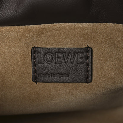 Loewe Calfskin Mini Flamenco Knot Clutch Chocolate 5 of 9