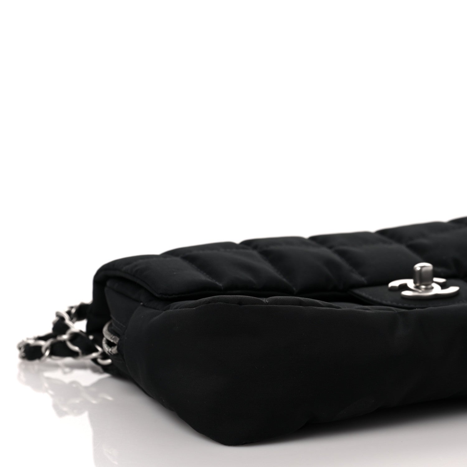 Chanel Nylon Square Quilted Flap Black 7 of 10