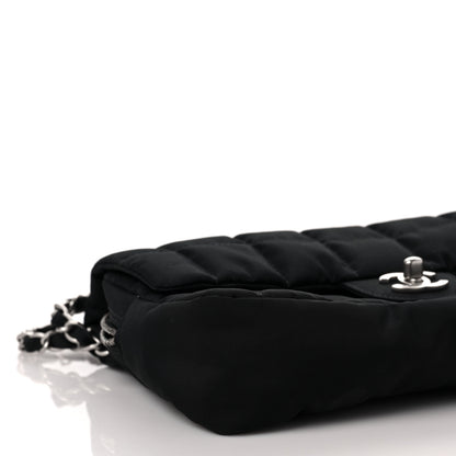 Chanel Nylon Square Quilted Flap Black 7 of 10