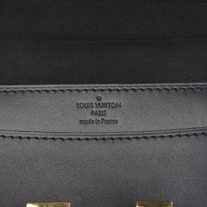 Louis Vuitton Calfskin Chain Louise MM Black 6 of 11