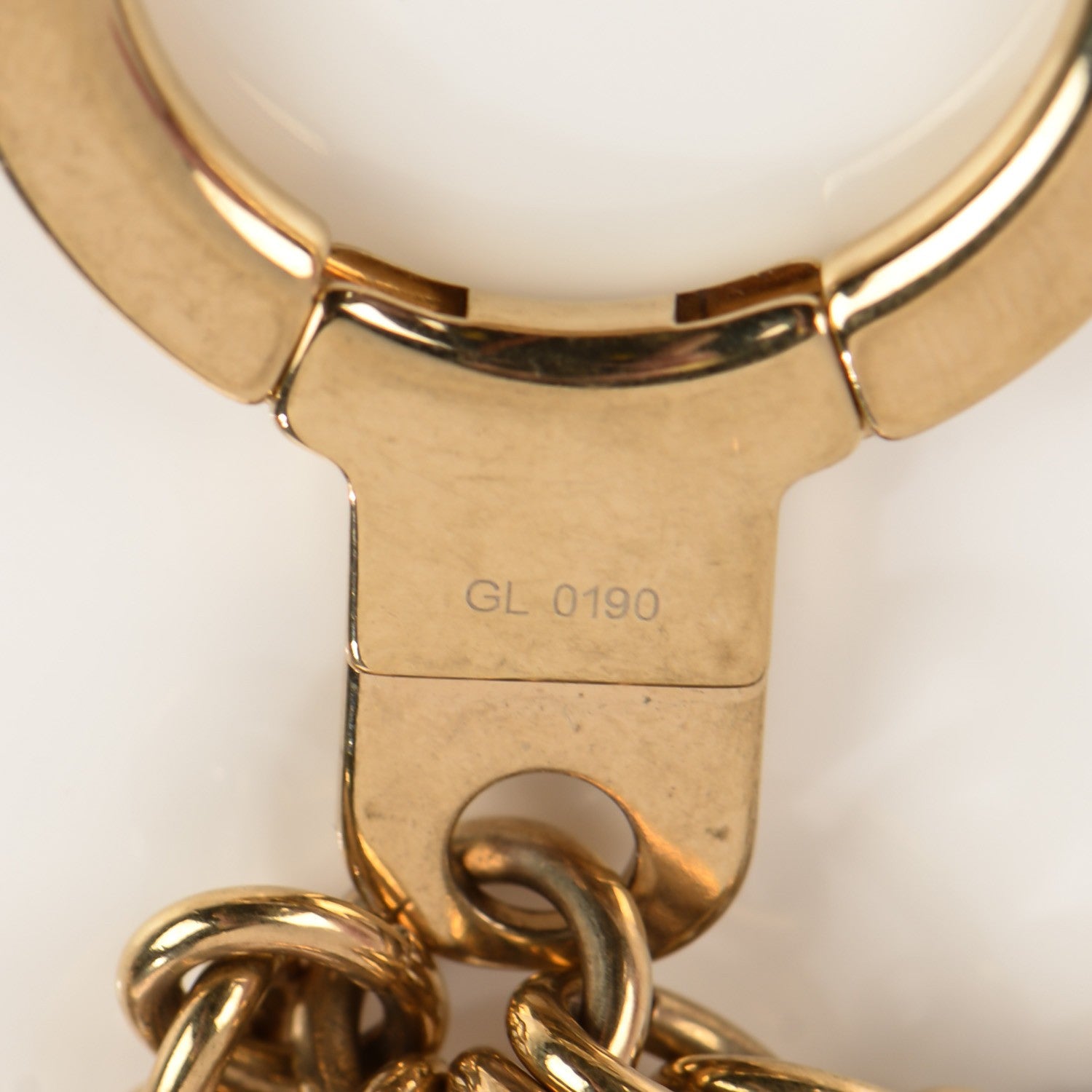 Louis Vuitton Cabochon Key Ring Rouge Fauviste 3 of 4