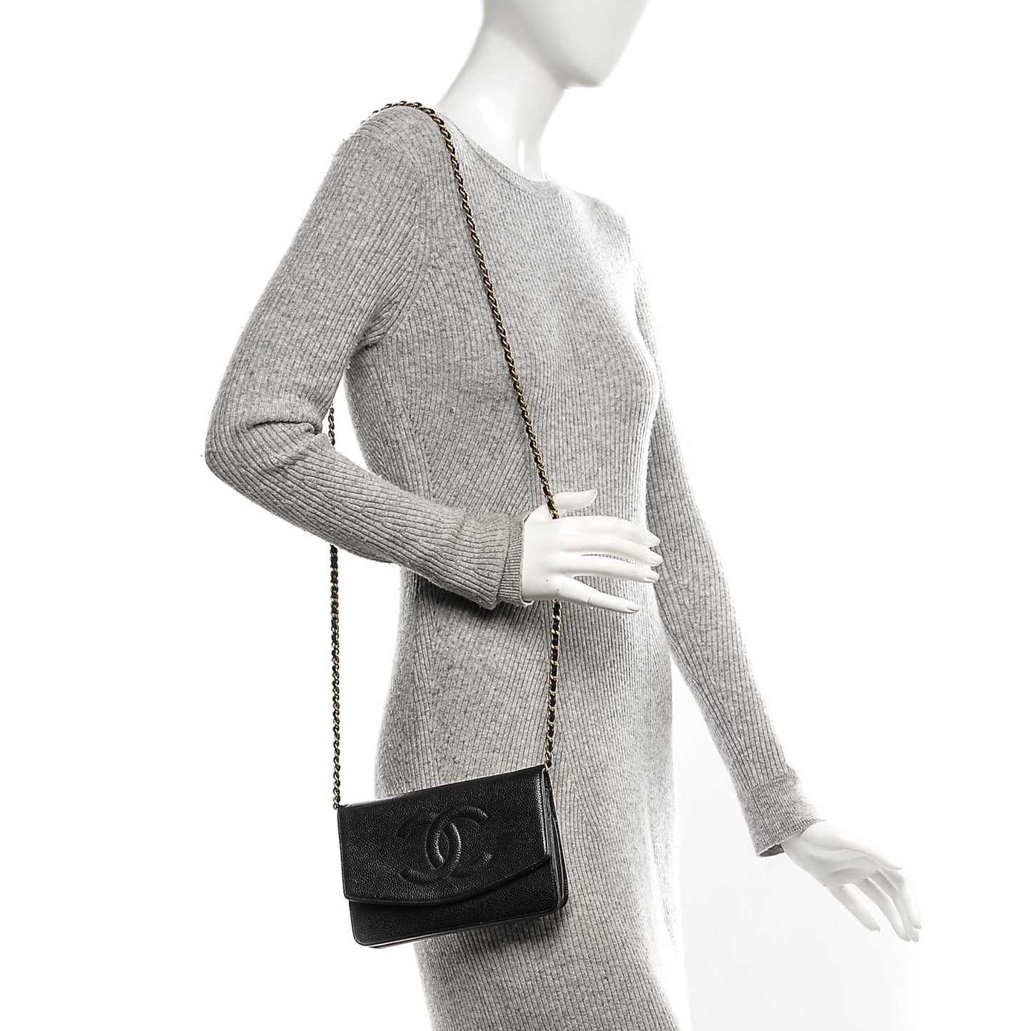 Caviar Timeless CC Wallet On Chain WOC Black