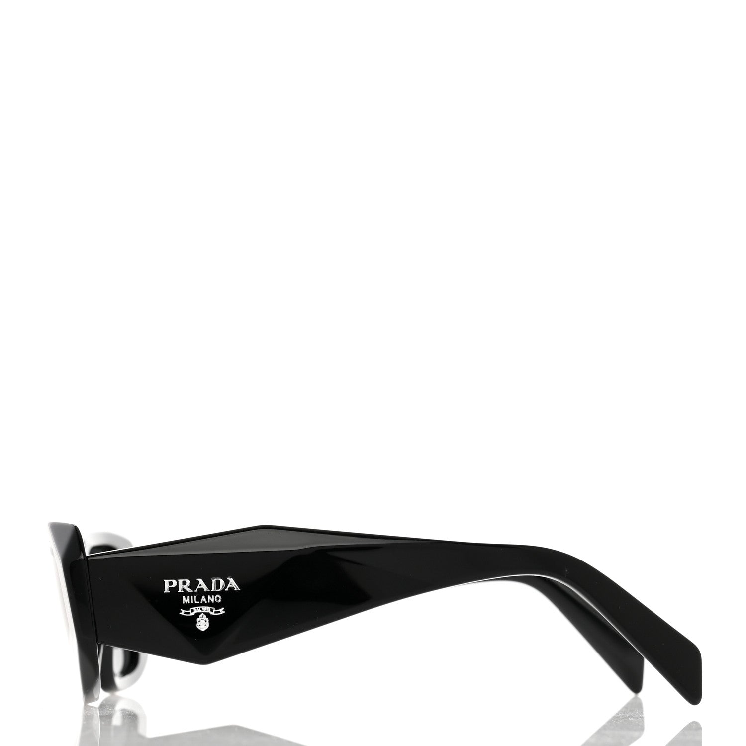 Prada Acetate Symbole Sunglasses SPR 17W Black 3 of 9