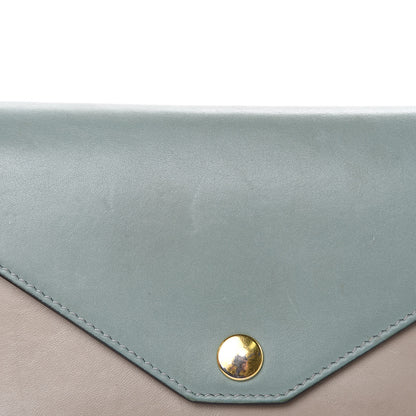 Celine Smooth Calfskin Pocket Tri-Fold Multifunction Envelope Flap Wallet Jade 11 of 15
