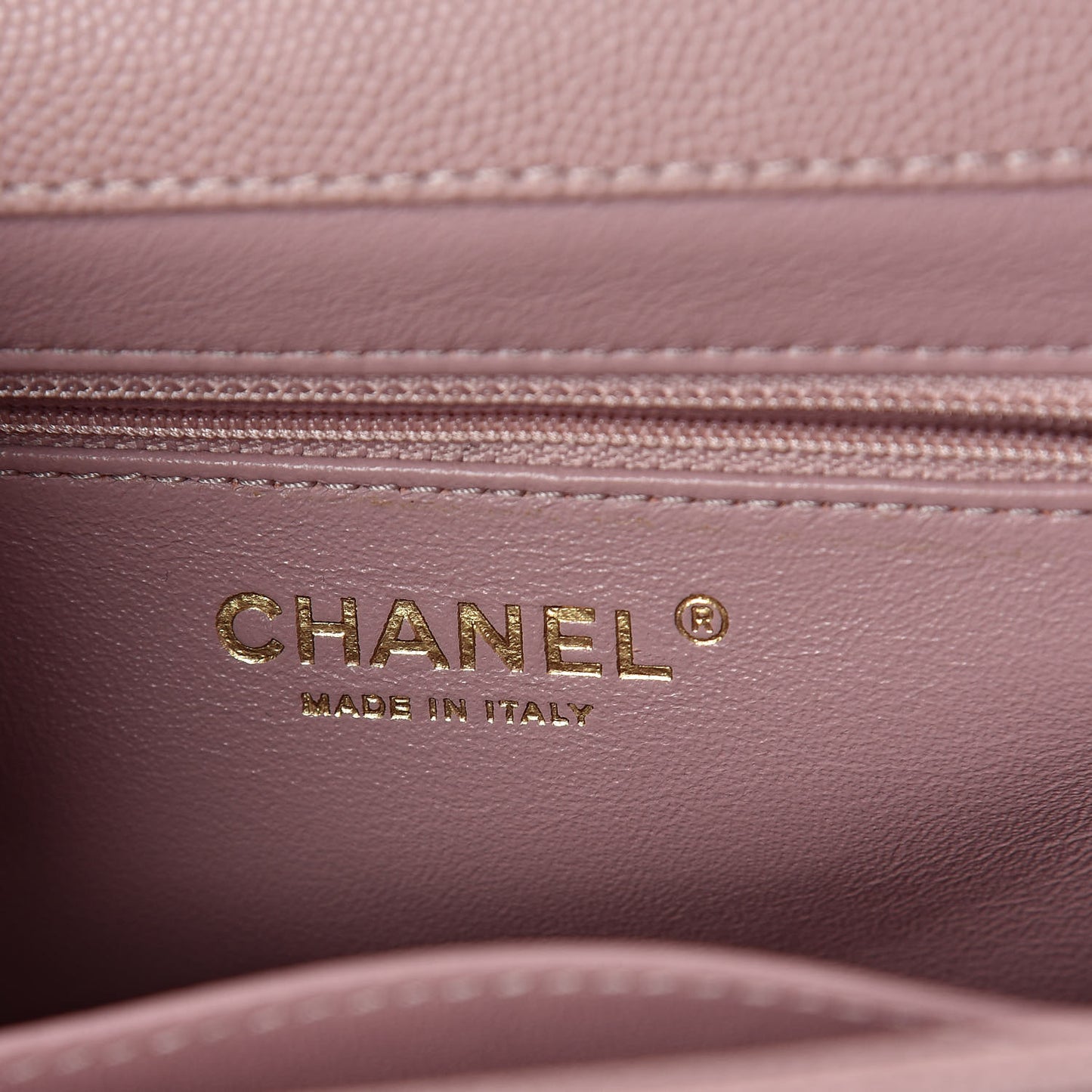 Caviar Quilted Mini Business Affinity Flap Light Pink