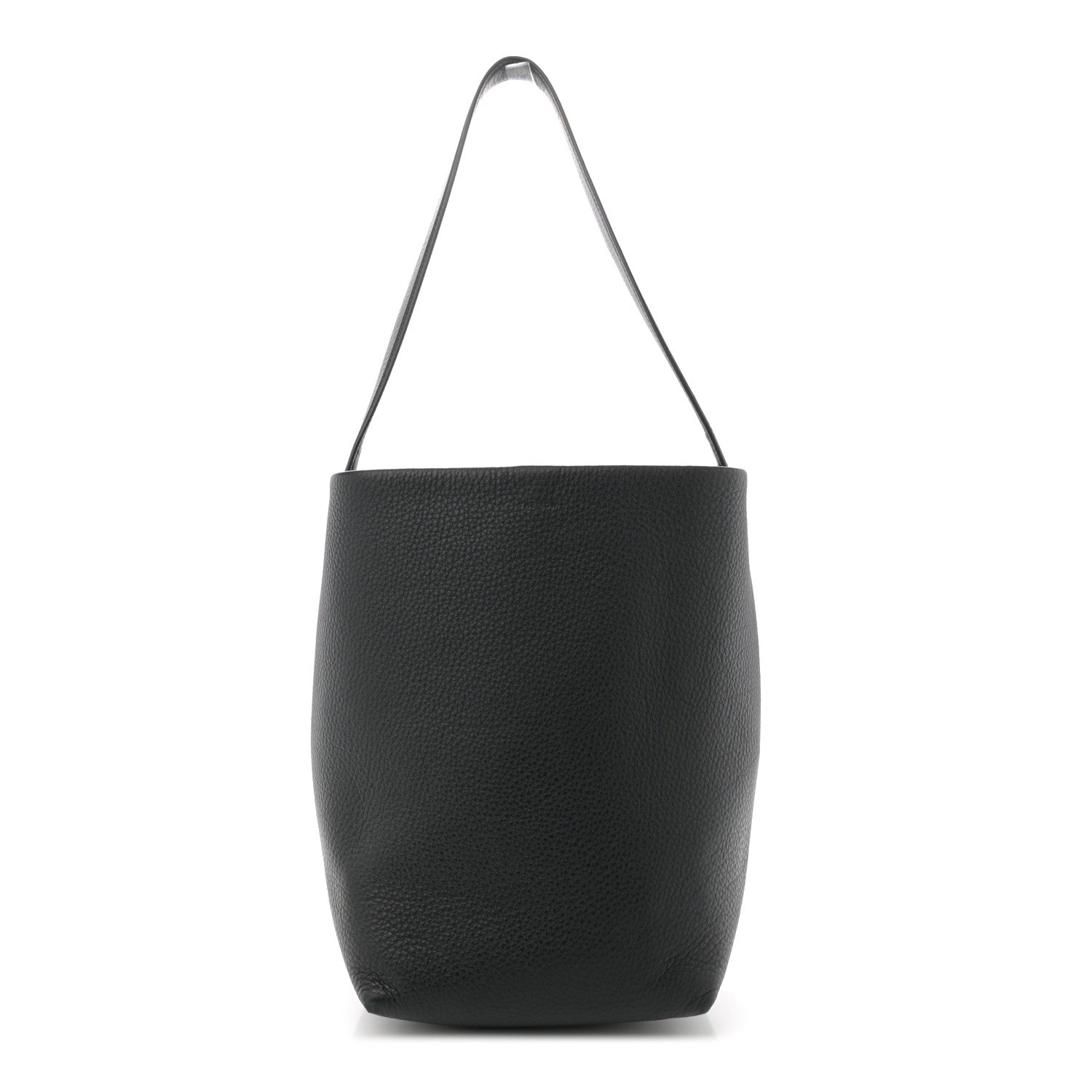 The Row Grained Calfskin Medium N/S Park Tote Black 1 of 11