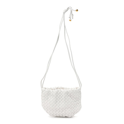 Bottega Veneta Nappa Intrecciato Mini Bulb Chalk 1 of 8
