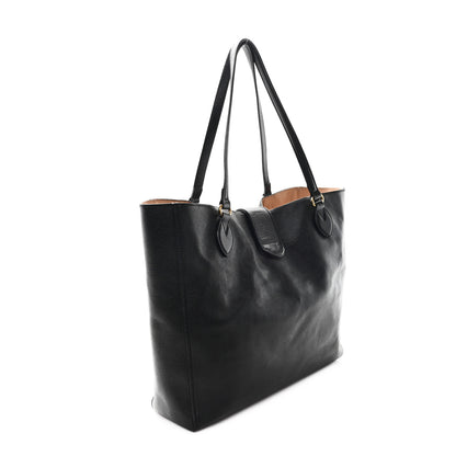 Gucci New Sakai Calfskin Lux Medium Dahlia Tote Black 2 of 12