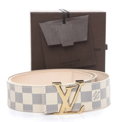 Louis Vuitton Damier Azur LV Initiales Belt 95 38 6 of 6