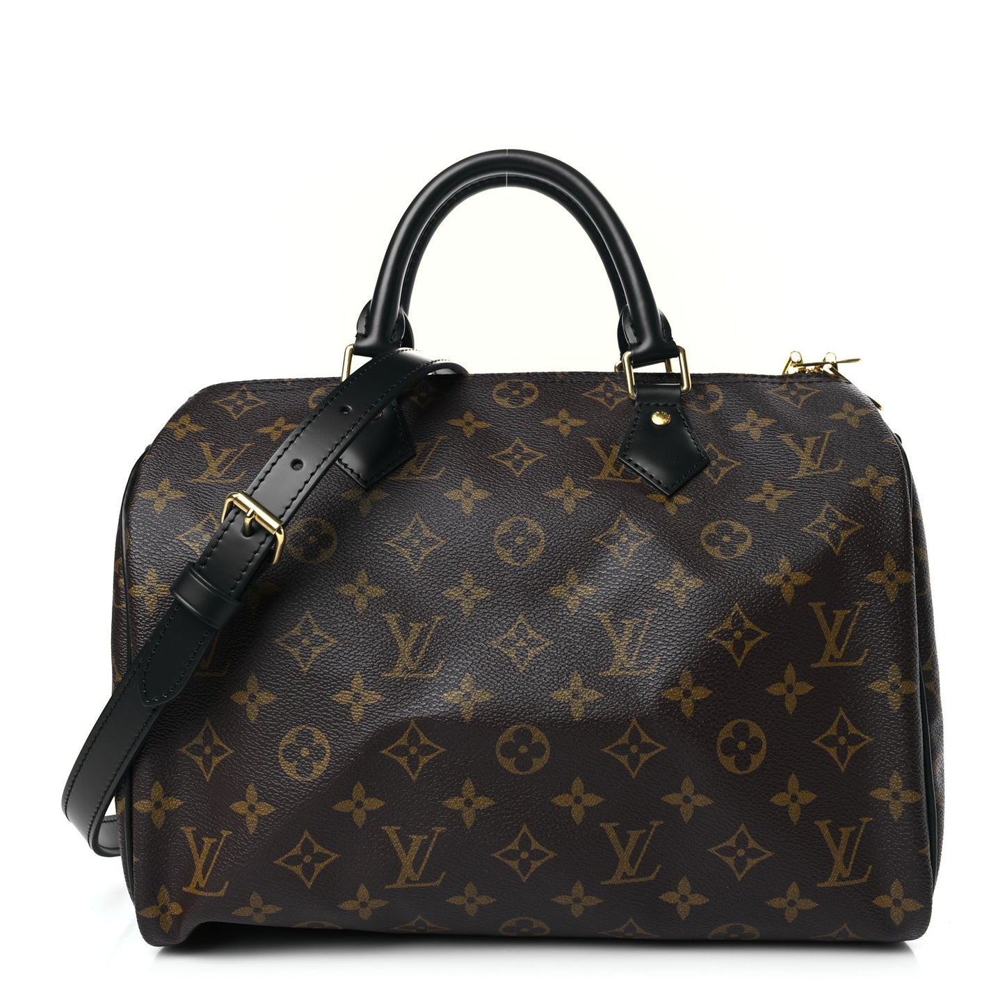 Monogram My World Tour Speedy Bandouliere 30 Black