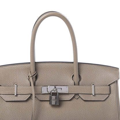 Hermes Togo Birkin 30 Gris Tourterelle 28 of 36