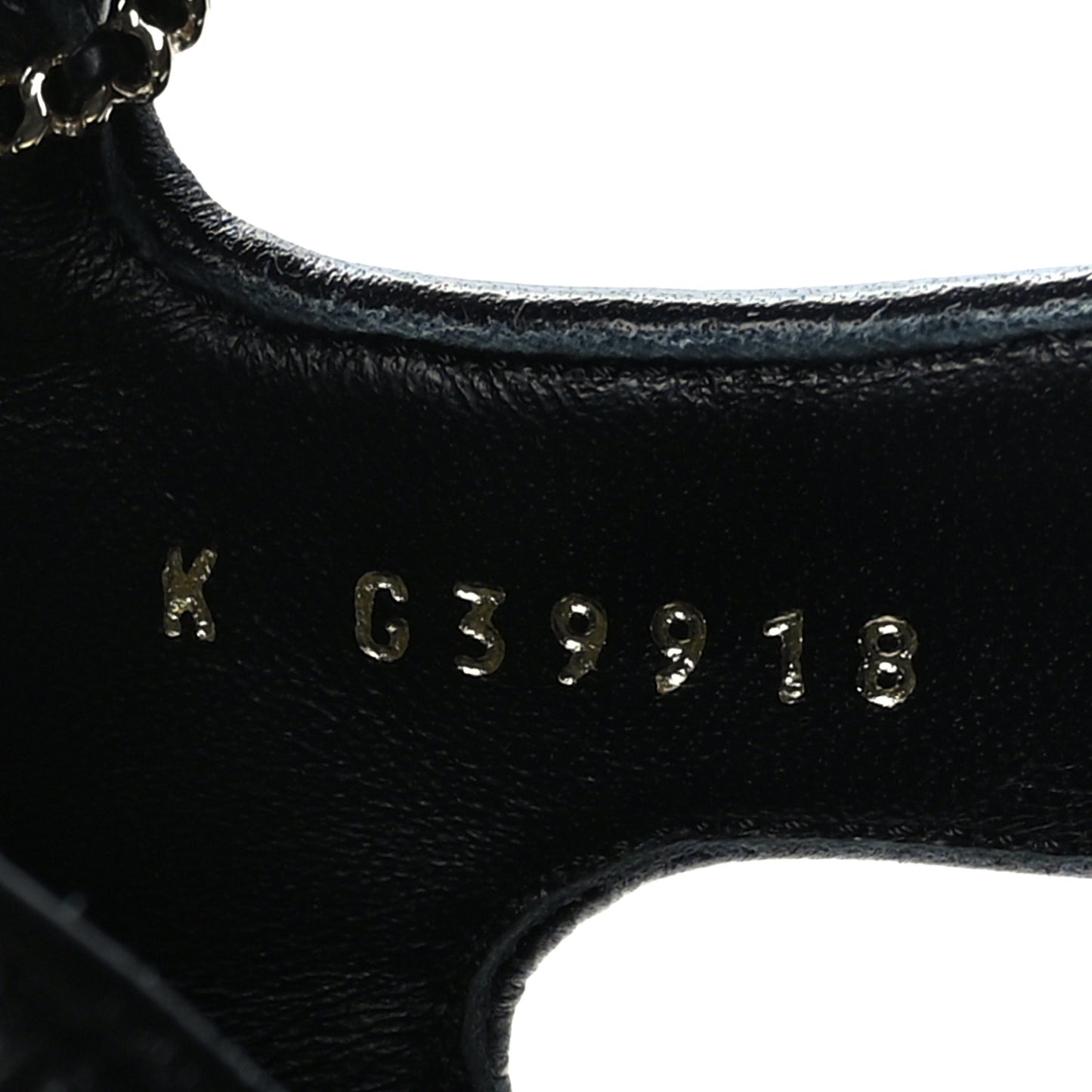 Lambskin Quilted CC Platform Sandals 41 Black