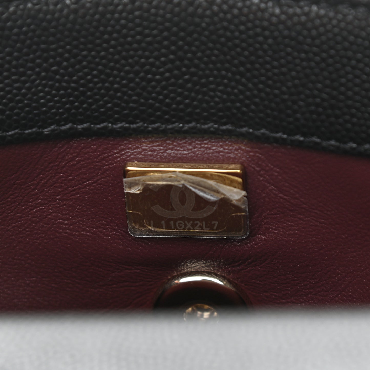 Caviar Quilted Extra Mini Coco Handle Flap Black