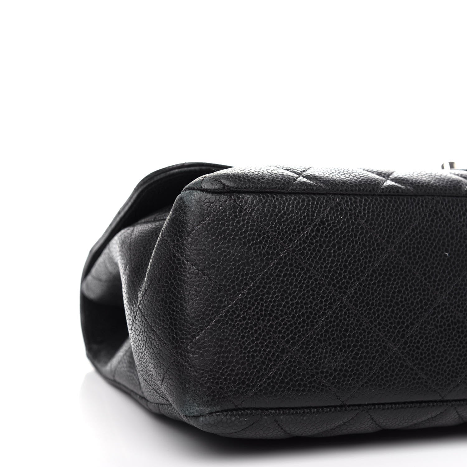 Chanel Caviar Quilted Jumbo Single Flap Black 8 of 14