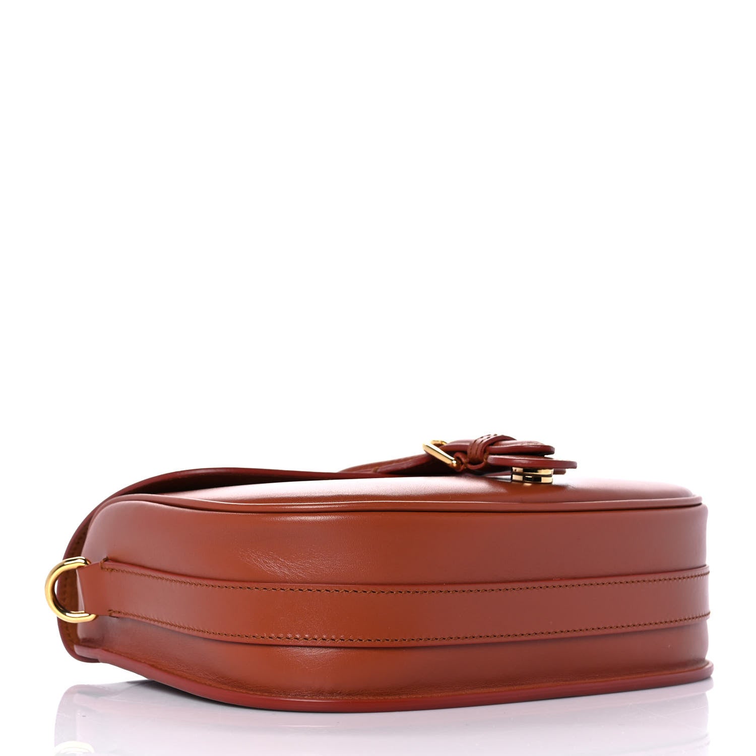 Christian Dior Box Calfskin Medium Bobby Flap Dark Tan 4 of 7