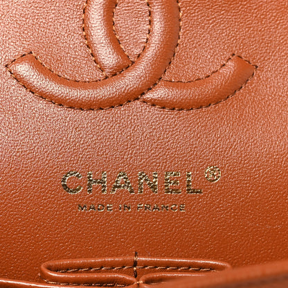 Chanel Caviar Quilted Small Double Flap Light Brown 6 of 11