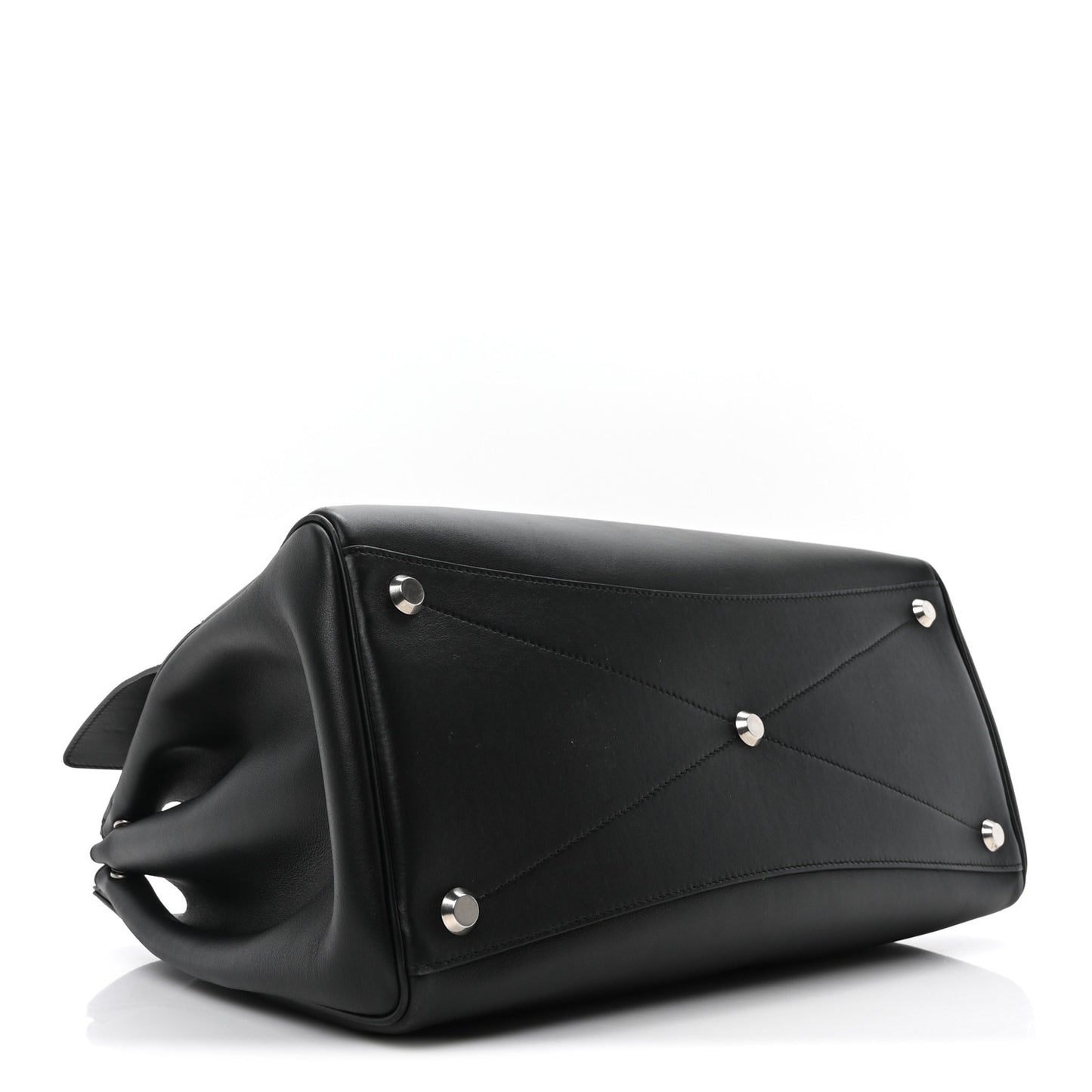 Smooth Calfskin Medium Bel Air Carry All Bag Black