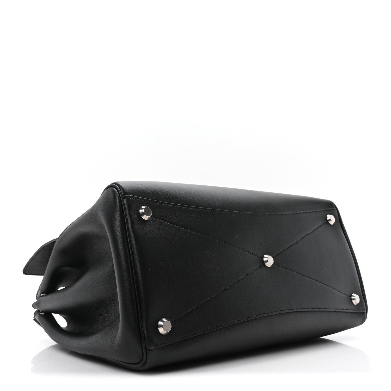 Balenciaga Smooth Calfskin Medium Bel Air Carry All Bag Black 4 of 9