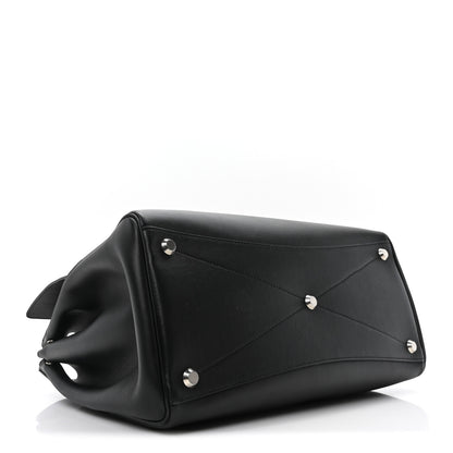 Balenciaga Smooth Calfskin Medium Bel Air Carry All Bag Black 4 of 9