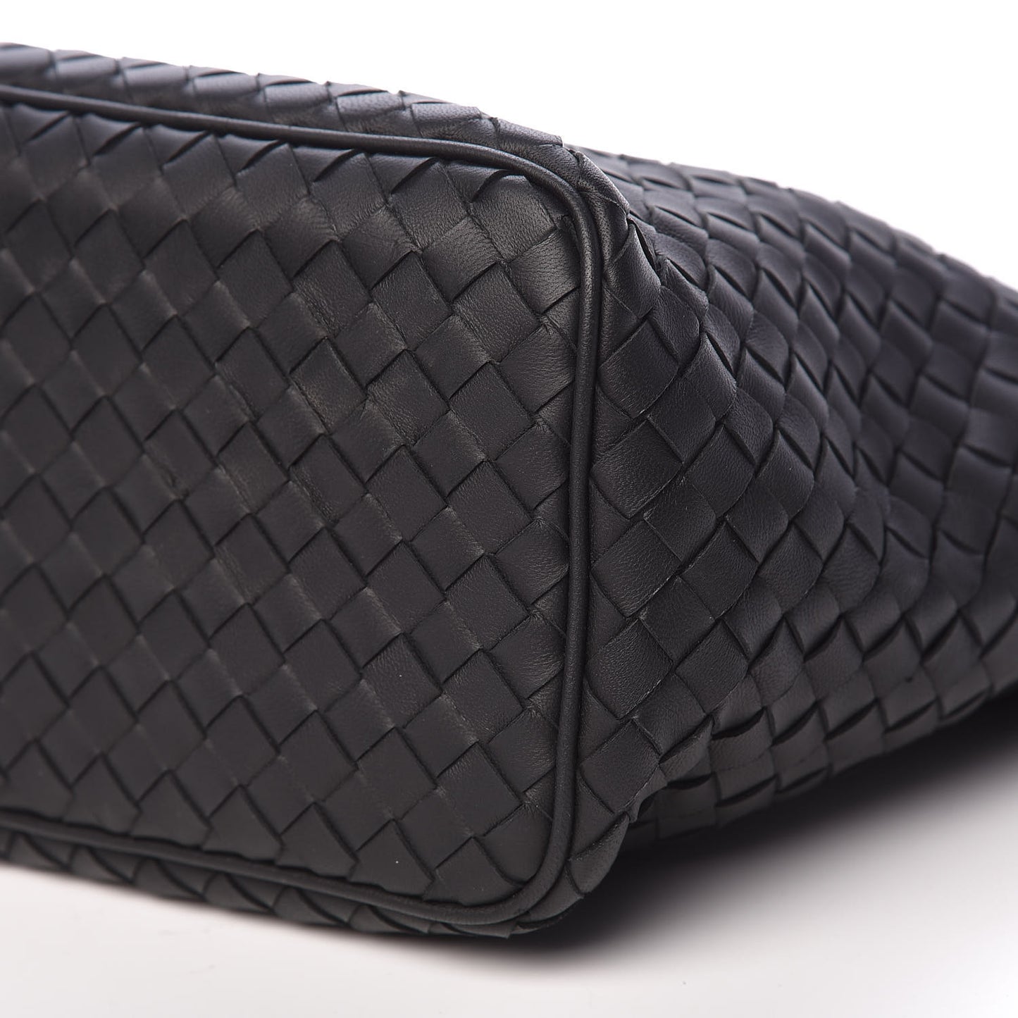 Nappa Intrecciato Small Shoulder Bag Black
