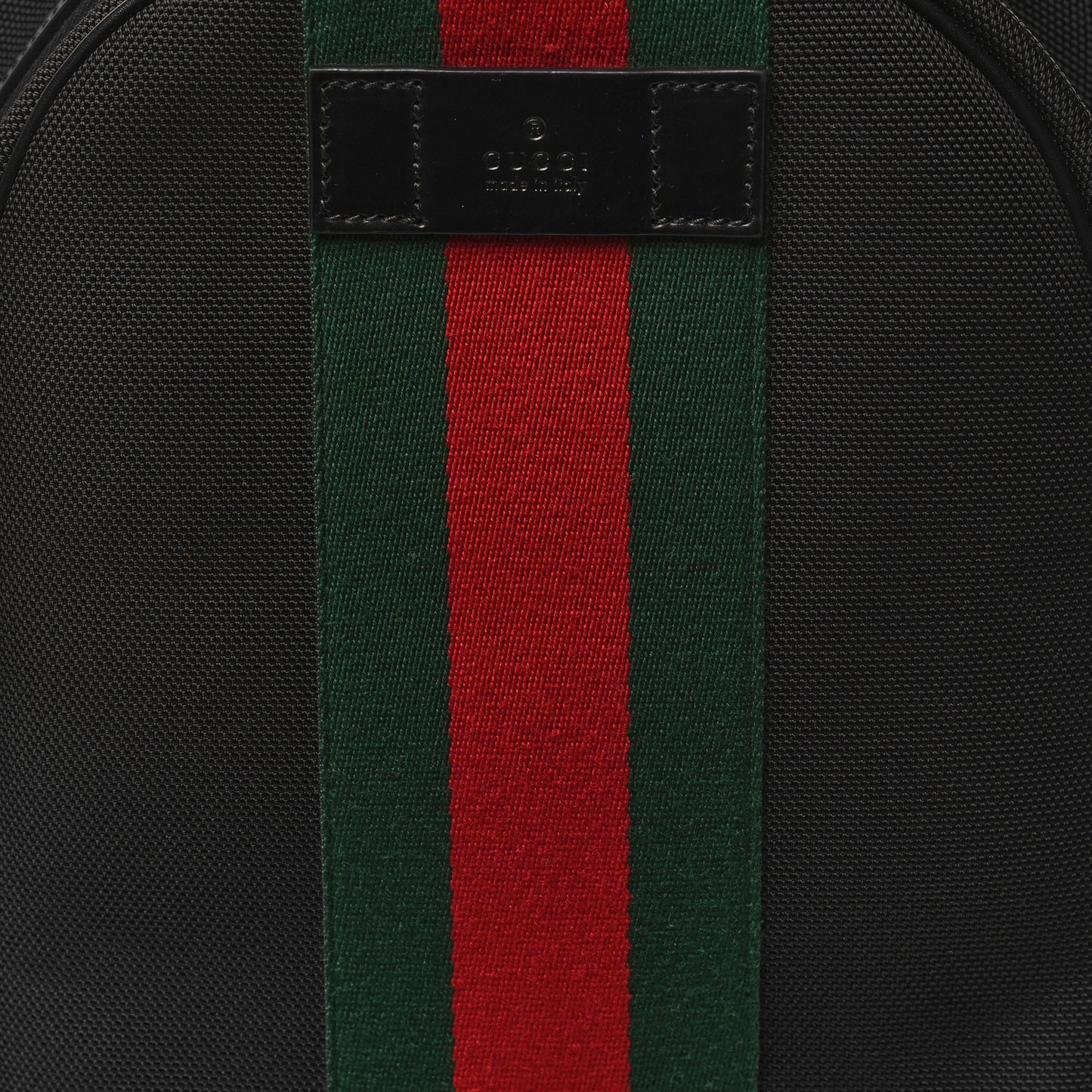 Techno Canvas Web Backpack Black