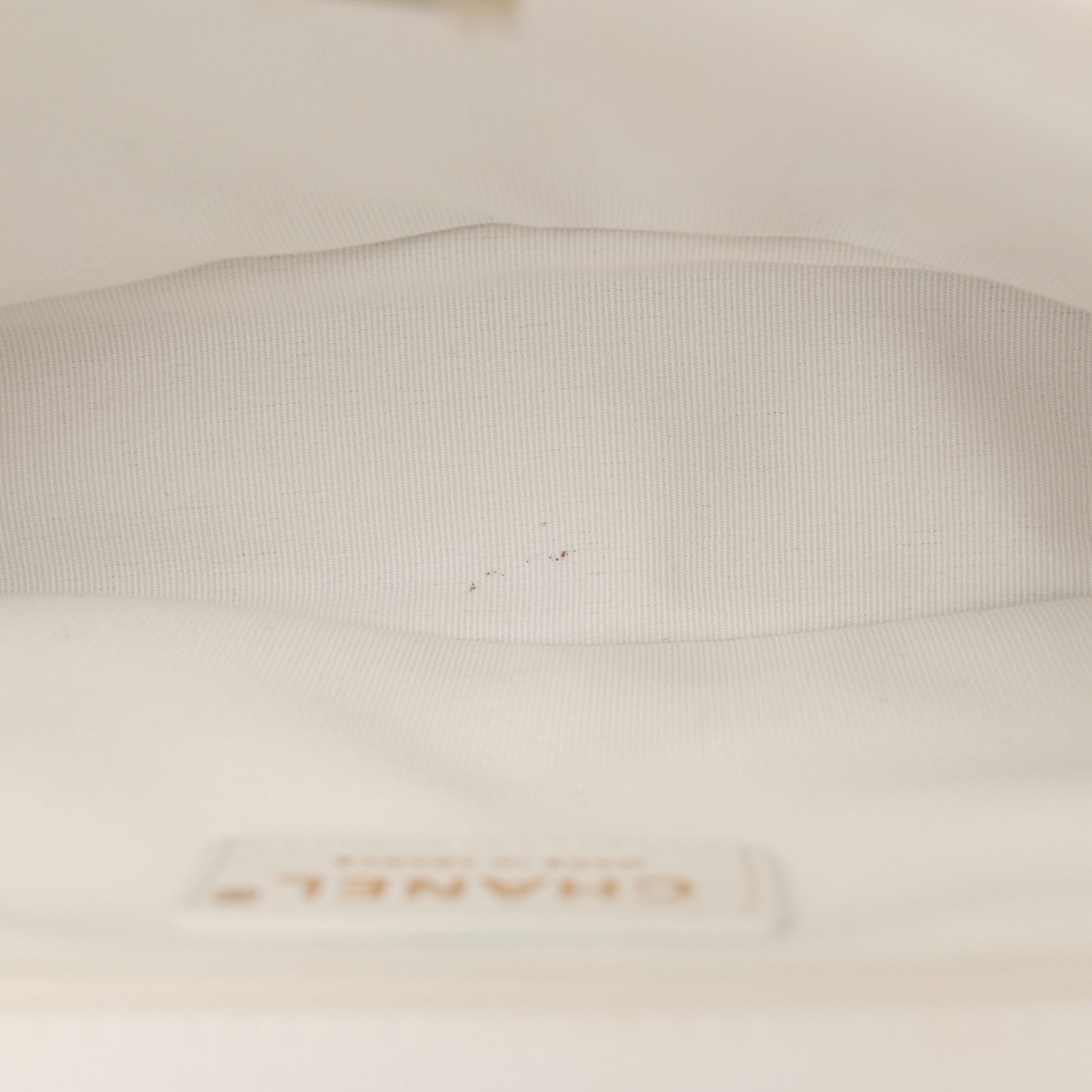 Chanel Caviar Quilted School Memory Small Top Handle Flap White 8 of 13