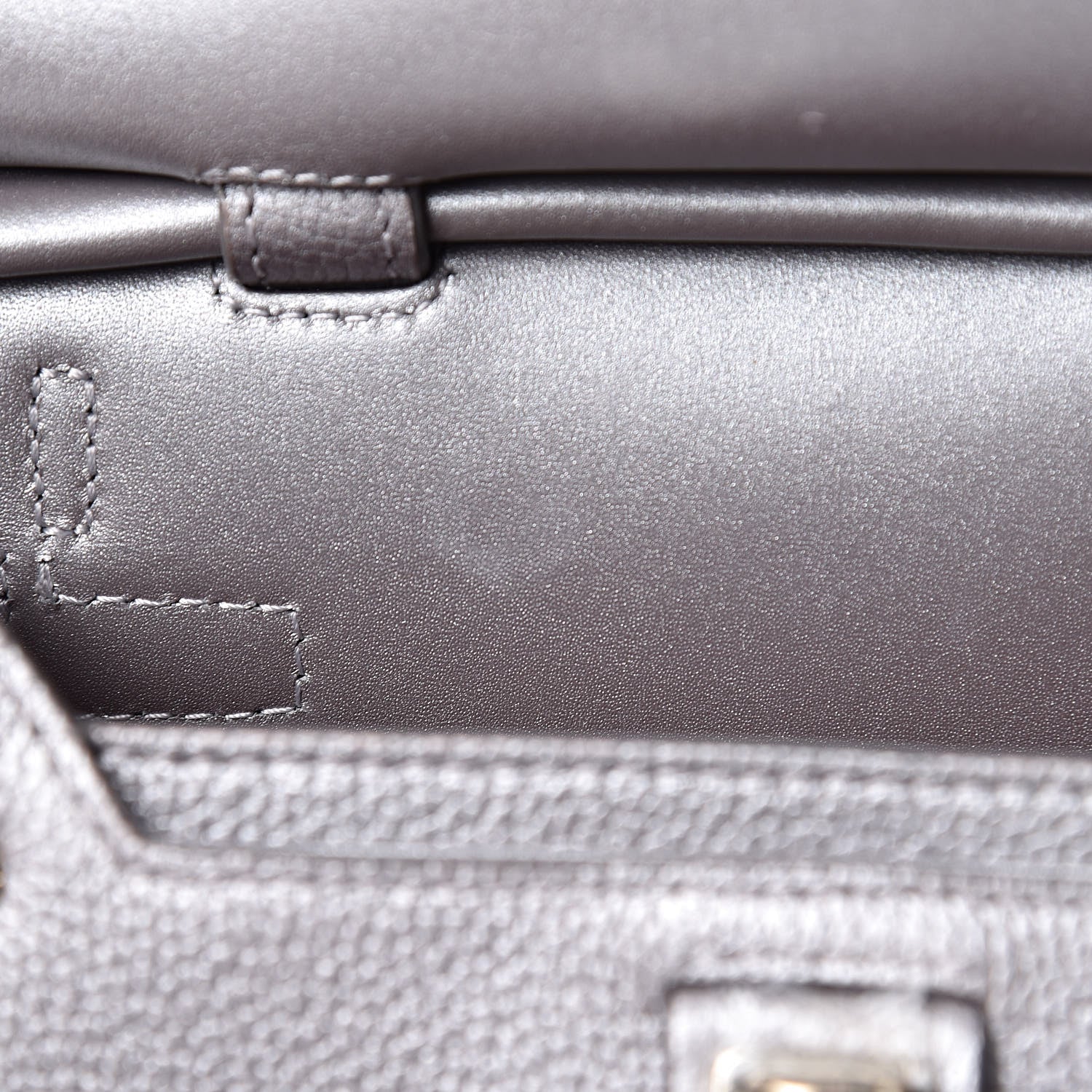 MCM Metallic Grained Calfskin Mini Milla Crossbody Silver 7 of 11