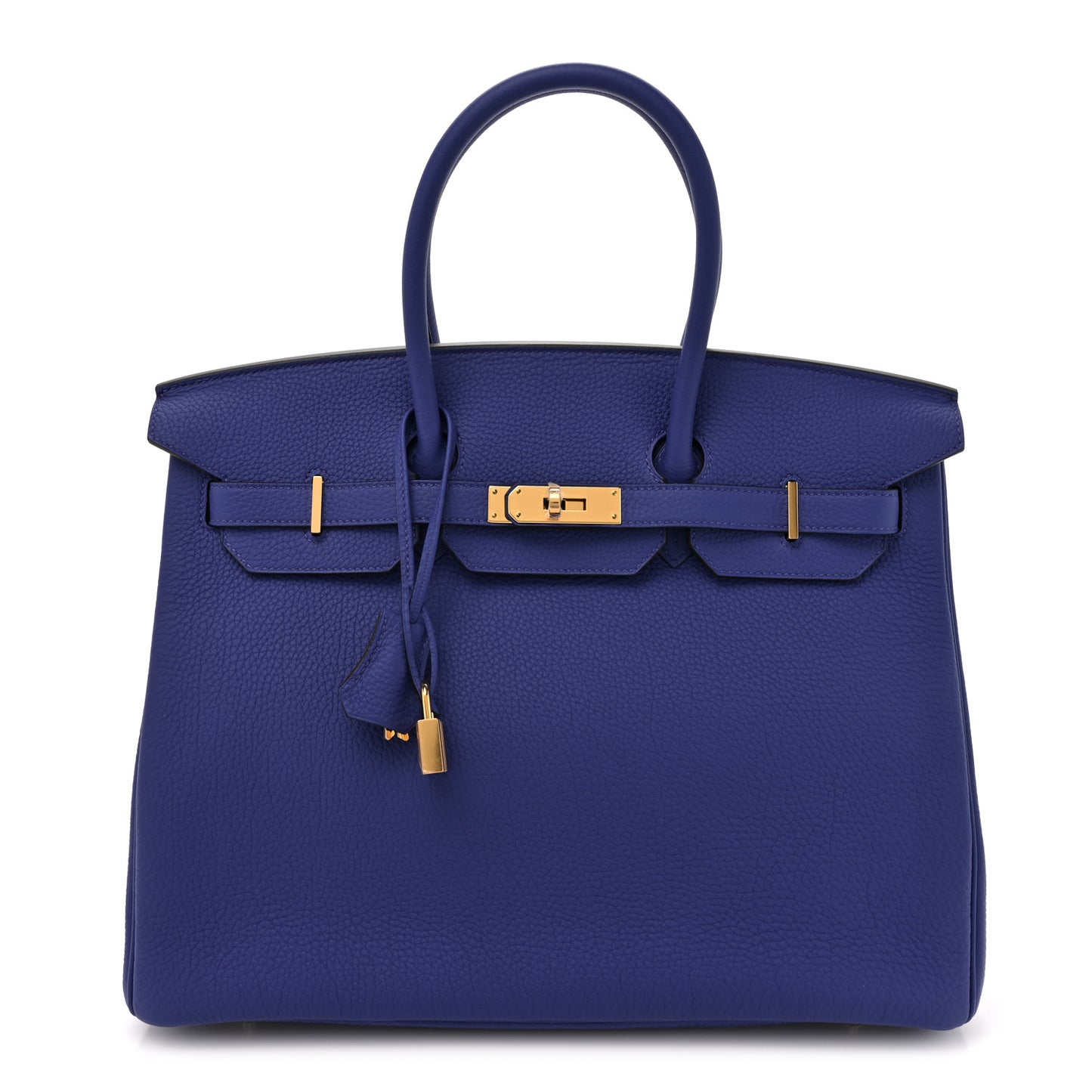 Togo Birkin 35 Bleu Electrique