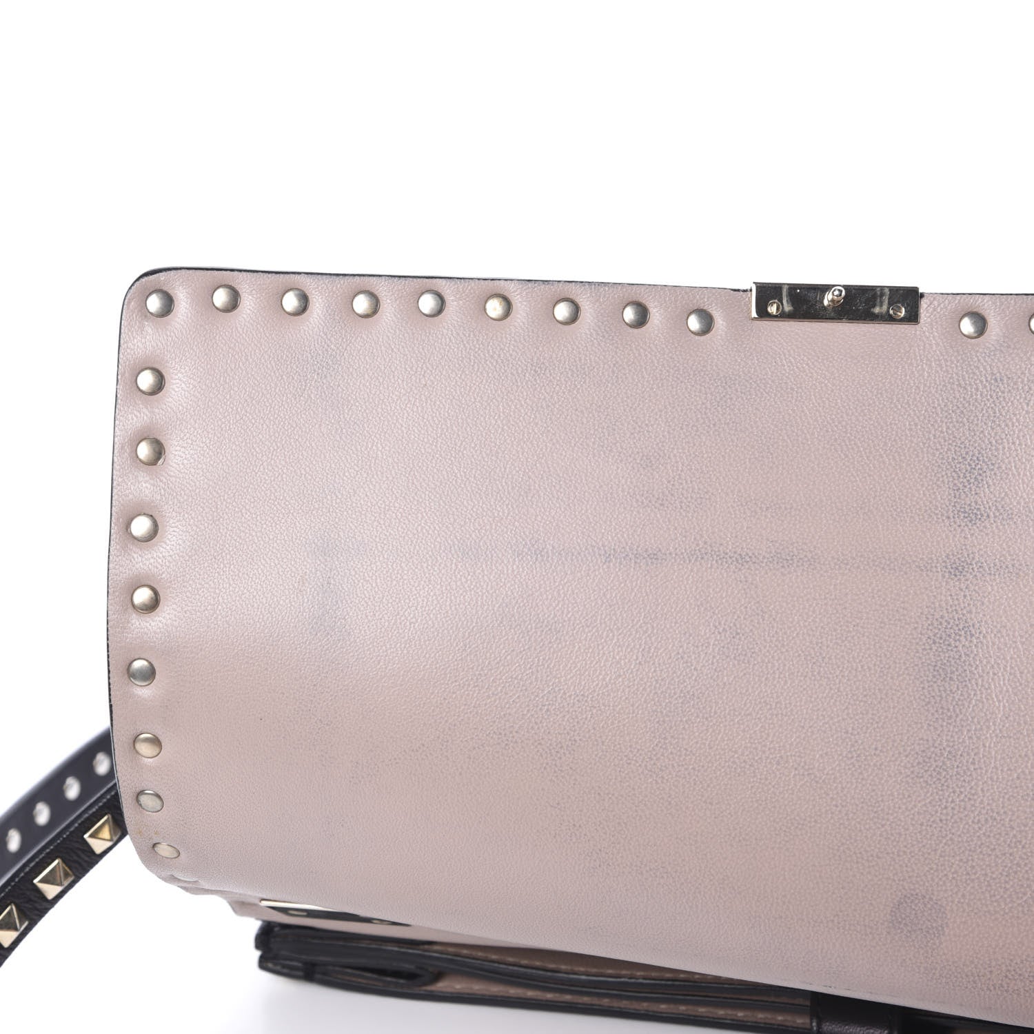 Valentino Garavani Calfskin Rockstud Top Handle Crossbody Black 15 of 18