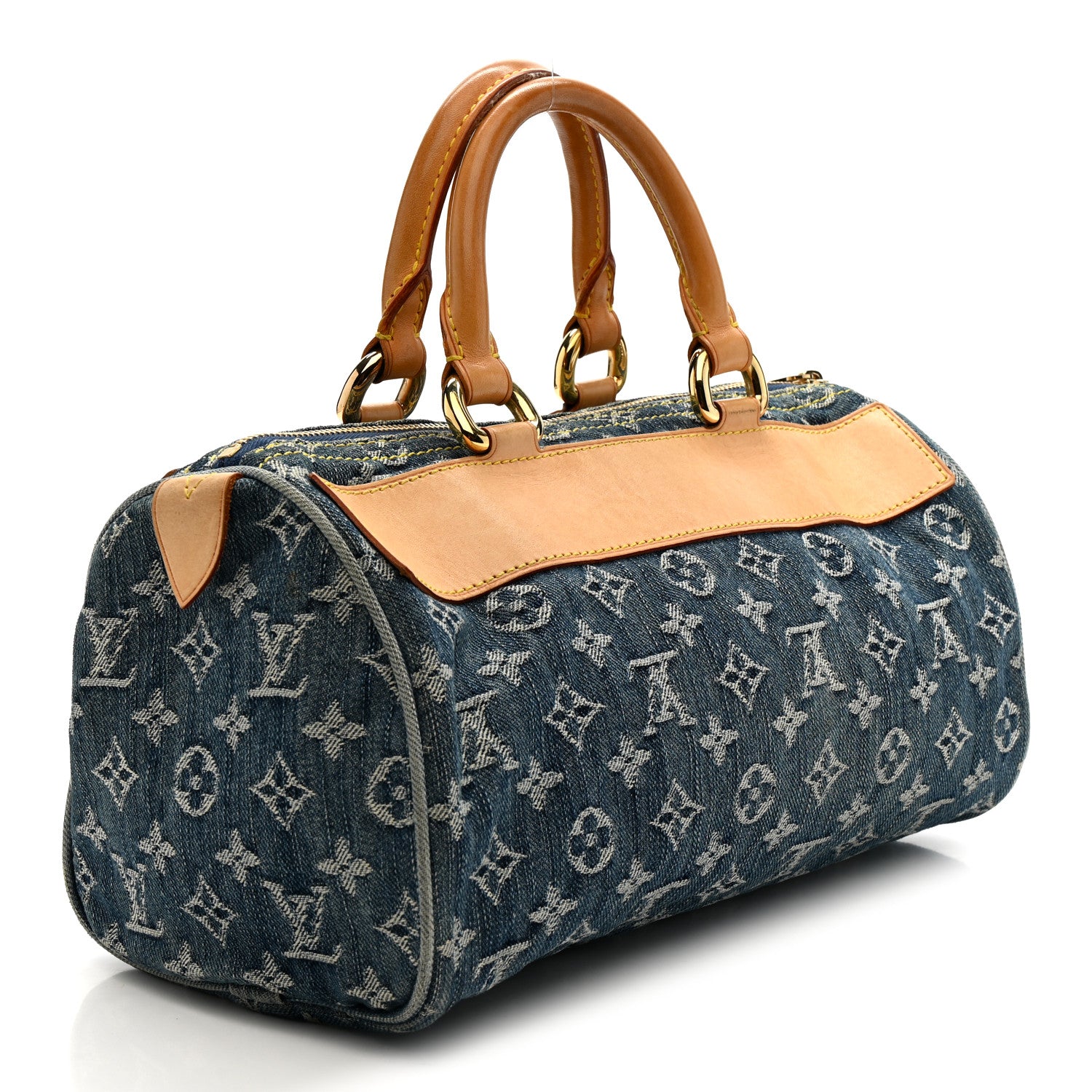 Louis Vuitton Monogram Denim Neo Speedy Blue 5 of 29
