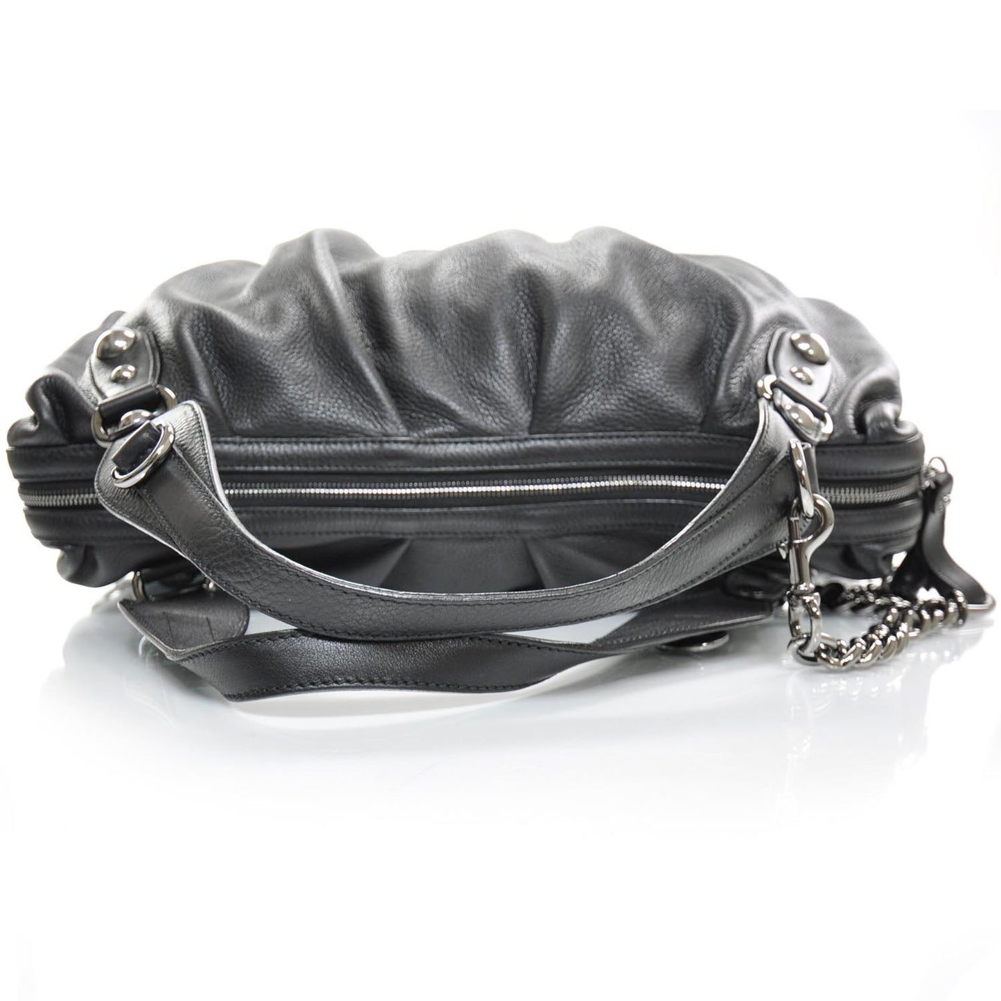 Leather Icon Bit Large Boston Black