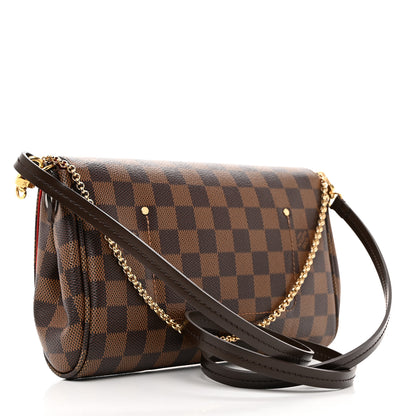 Louis Vuitton LOUIS VUITTON Damier Ebene Favorite MM 2 of 10