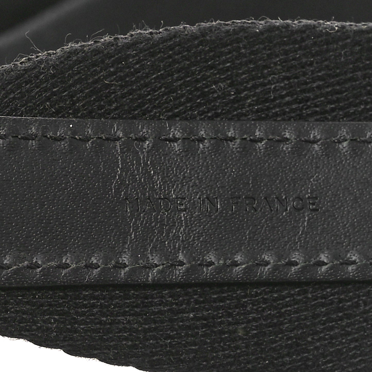 Canvas Calfskin Adjustable Shoulder Strap Black