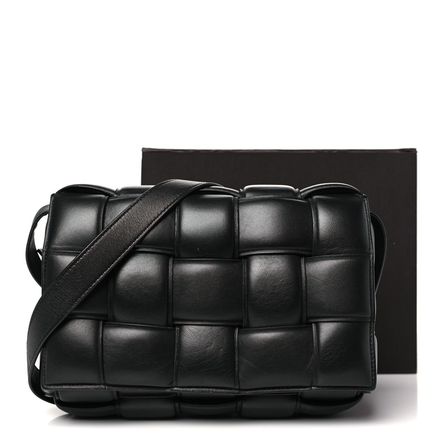 Bottega Veneta Nappa Maxi Intreccio Padded Cassette Crossbody Bag Black 11 of 11