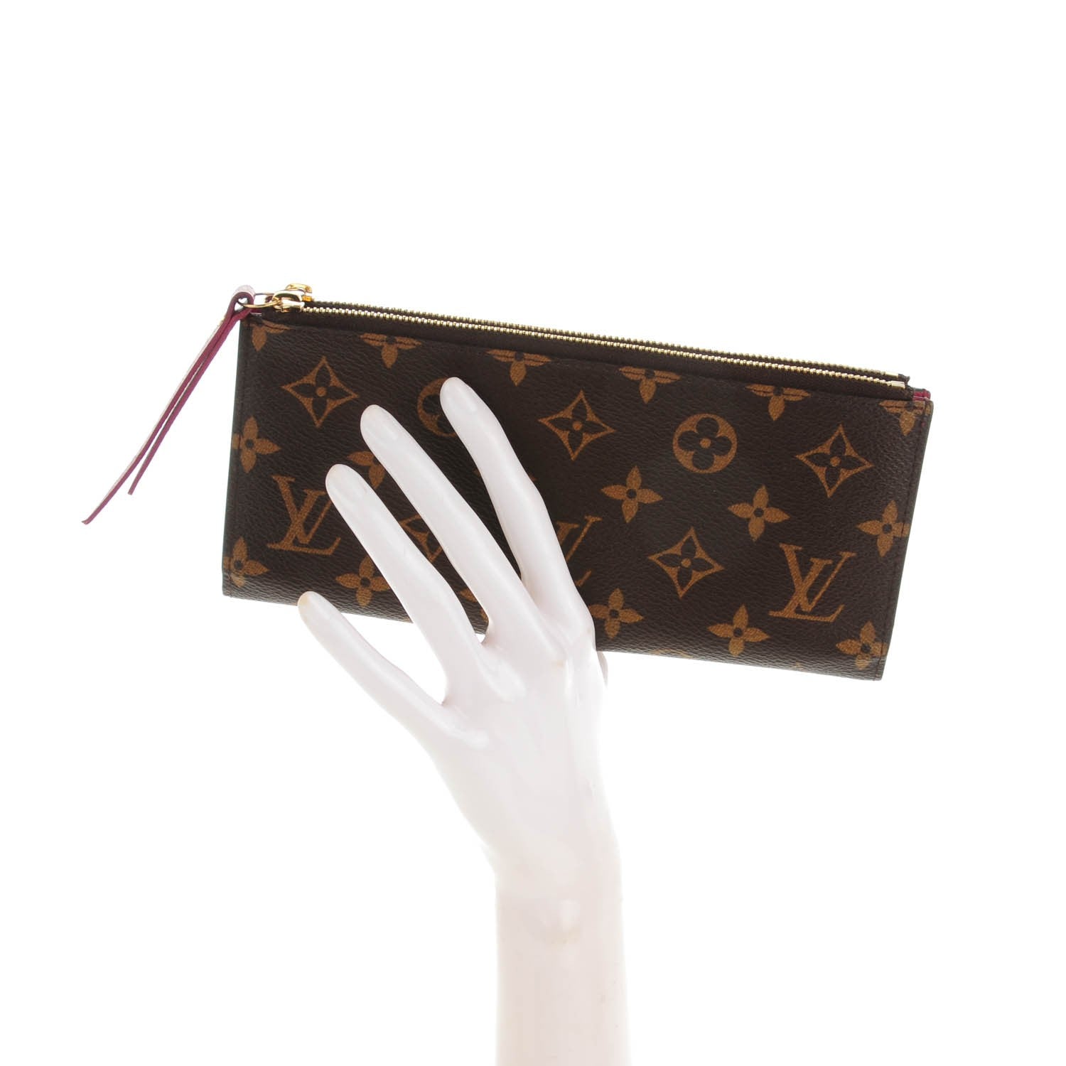 Louis Vuitton Monogram Adele Wallet Fuchsia 2 of 7