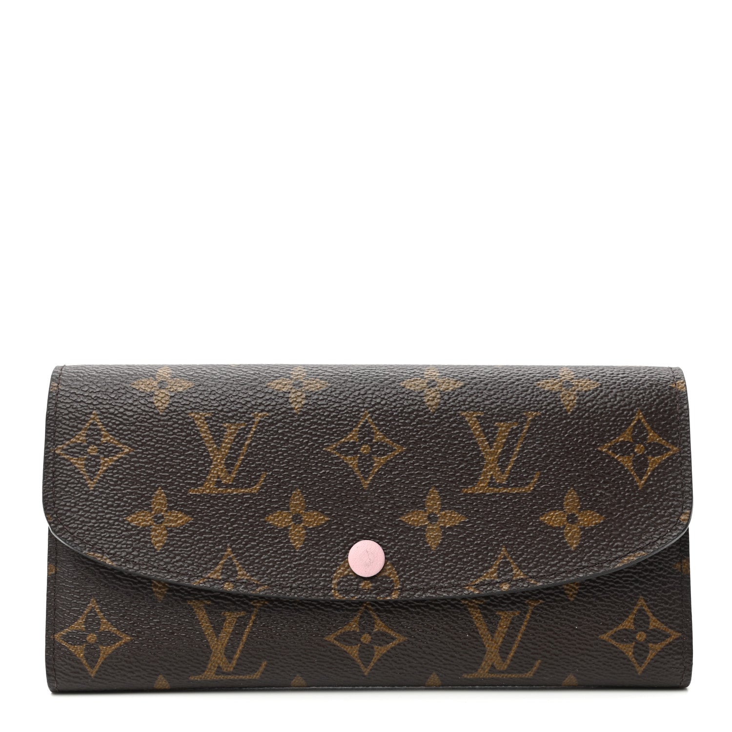 Louis Vuitton Monogram Emilie Wallet Rose Ballerine 1 of 8