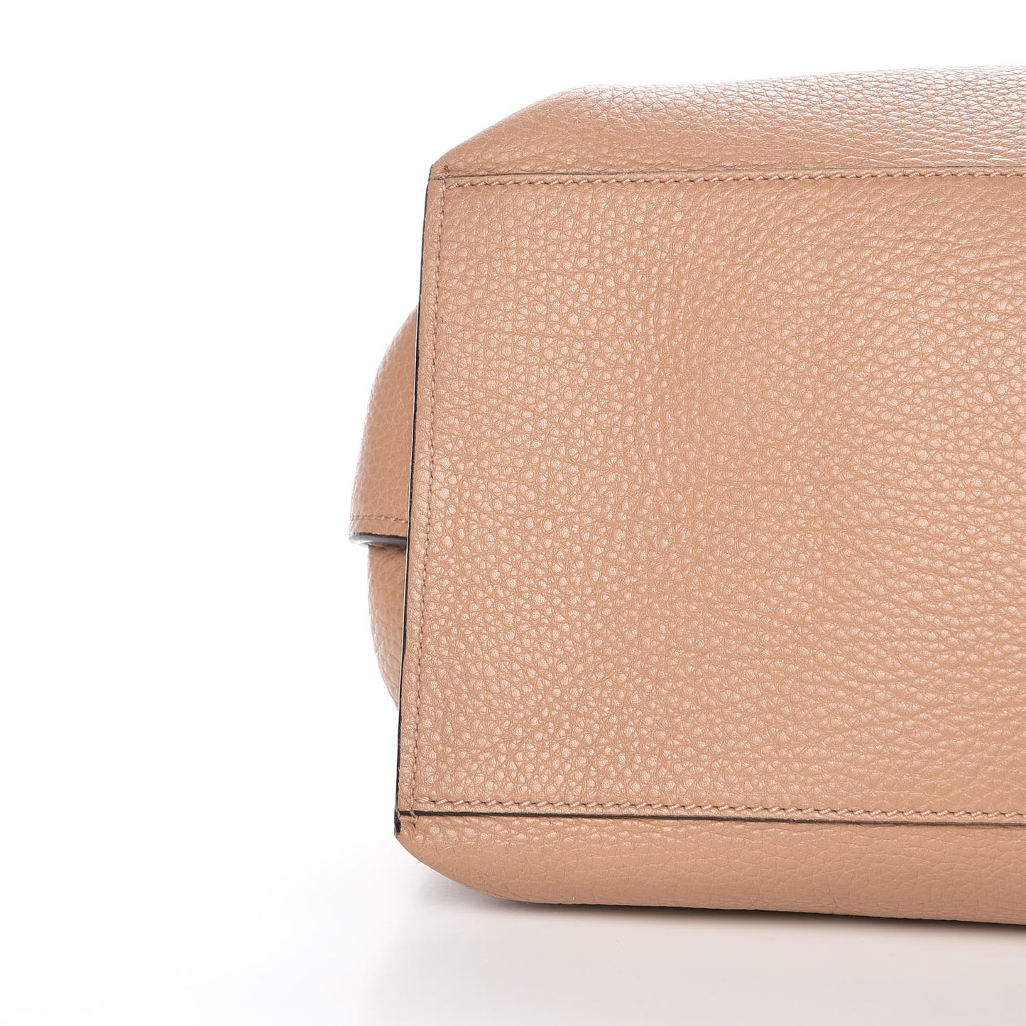 Cellarius Calfskin Large Bamboo Daily Top Handle Bag Camelia
