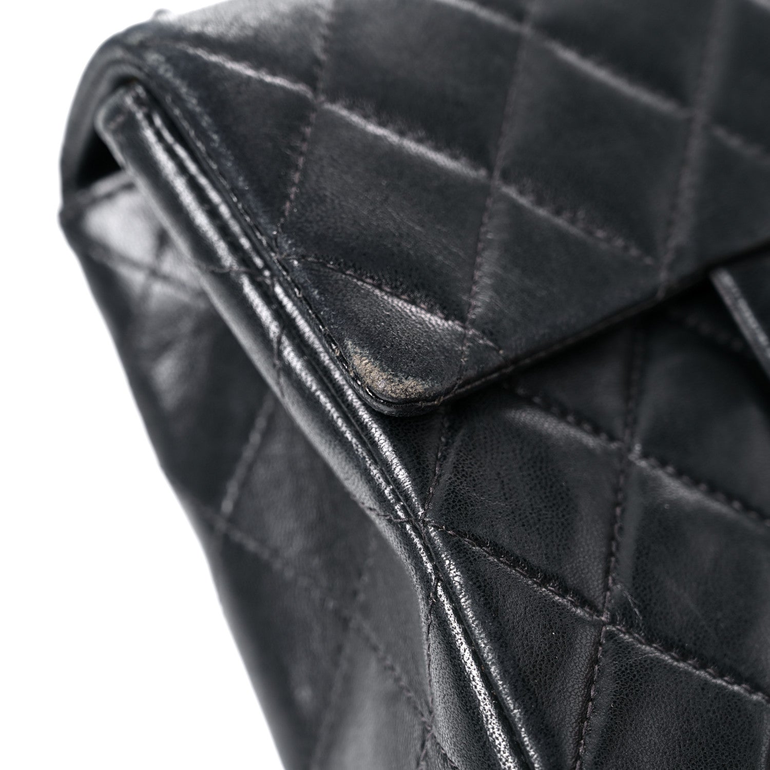 Chanel Lambskin Quilted Mini Square Flap Bag Black 24 of 28