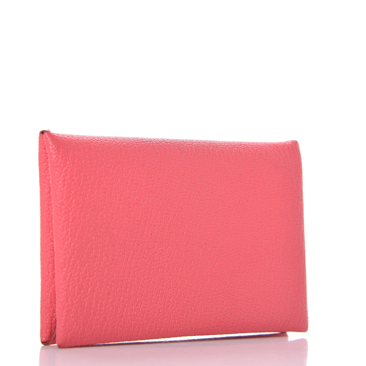Hermes Chevre Mysore Calvi Card Case Rose Lipstick 3 of 8